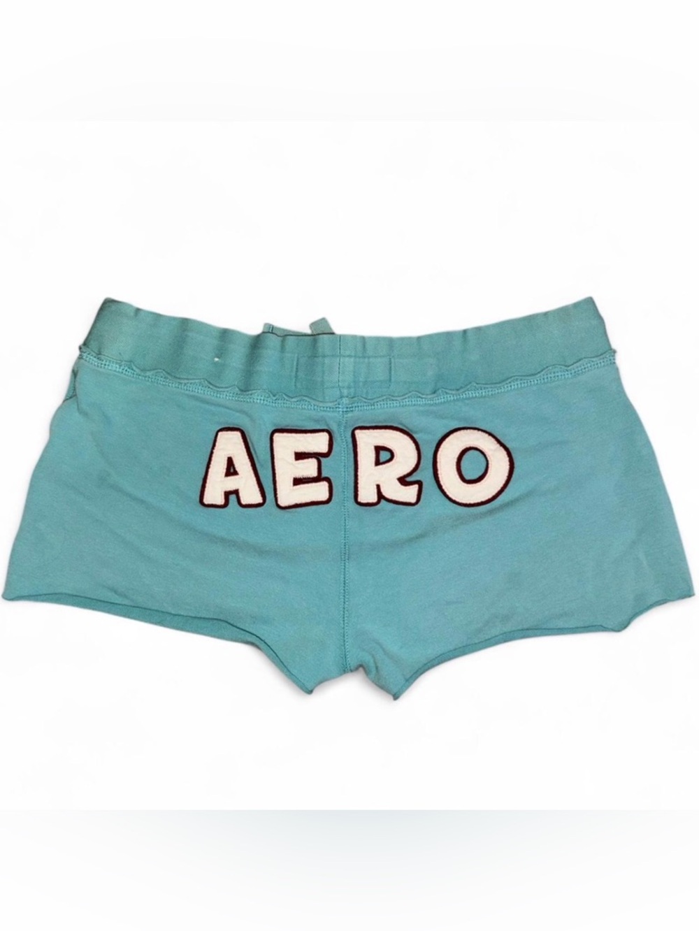 y2k aeropostale cut off sweat shorts